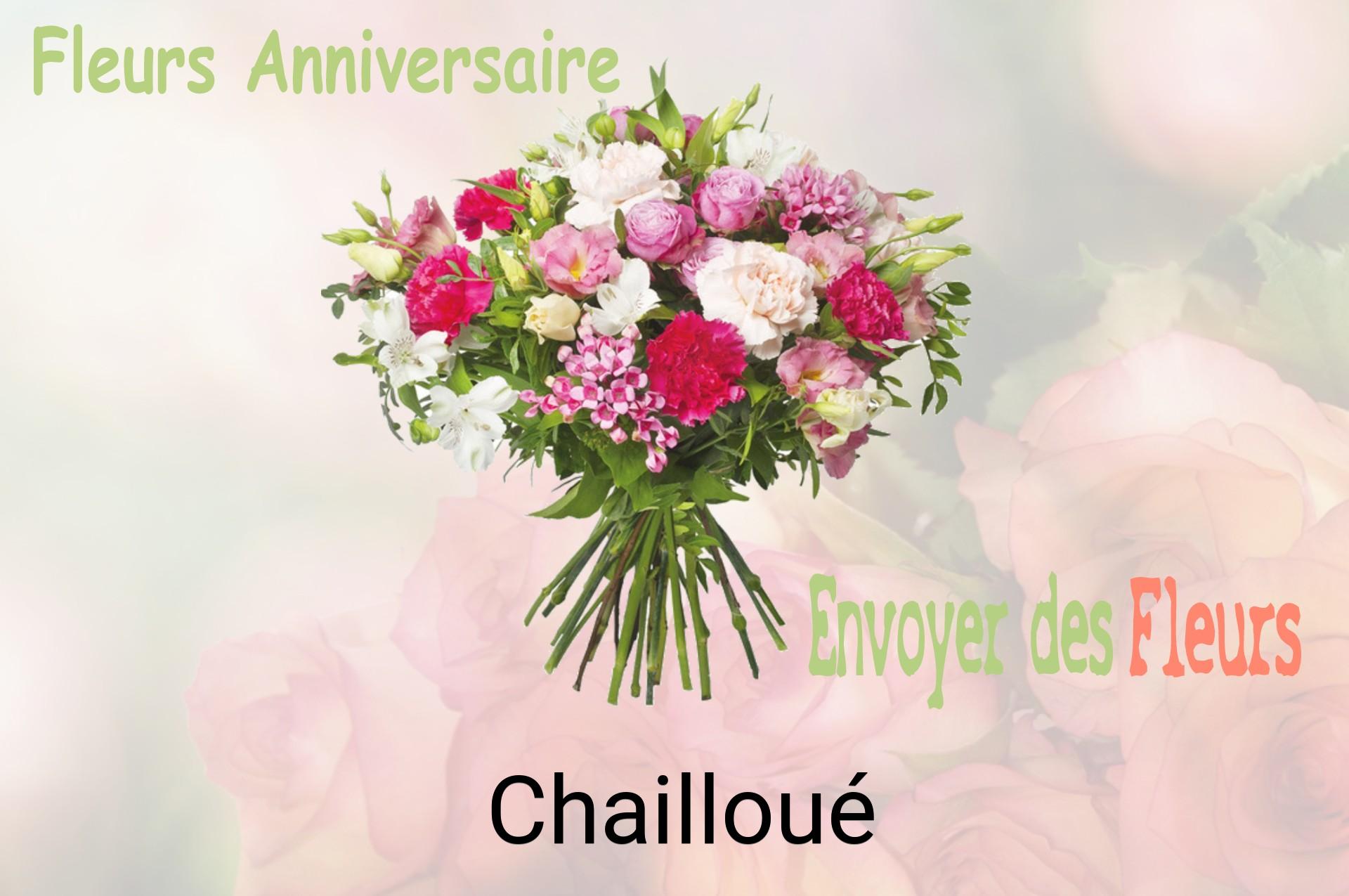 Bouquet de fleurs d’anniversaire livré à Chailloué